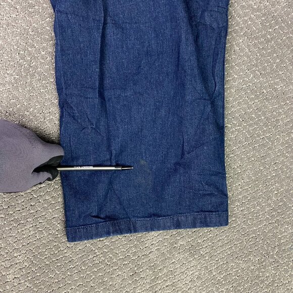 Liberty Denim Bib Overalls Men's 48 x 30 Blue Jean Dungarees Cotton - Picture 6 of 15